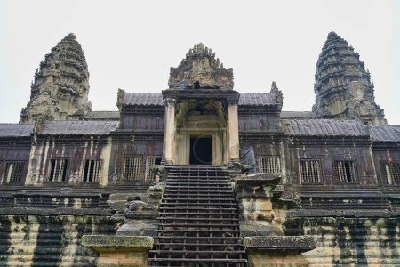 Photo for The Inner sanctum of the Angkor Wat Temple Complex at Siem Reap, Cambodia, Asia - Royalty Free Image