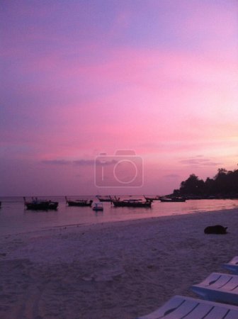 Riot of Colors Sunset Spectacle on Lipe Island, Thailand.