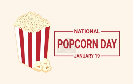 National Popcorn Day on January 19th