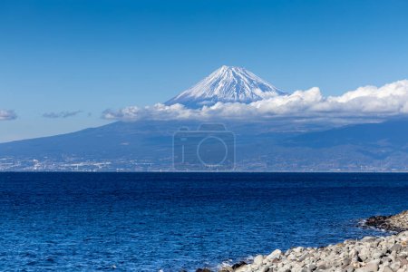 Photo for Mt. Fuji view from Suruga Bay in Japan. - Royalty Free Image