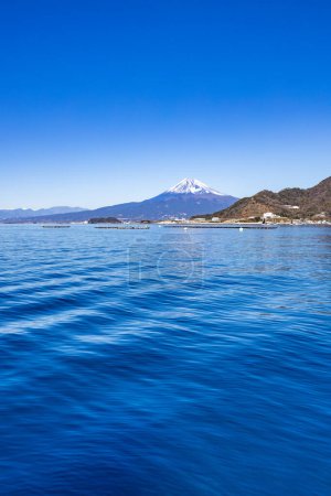 Photo for Beautiful view of Mt. Fuji from Nishiura bay. - Royalty Free Image