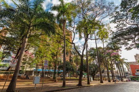 Téléchargez les photos : Ribeiro Preto Sao Paulo Brésil - Vers juin 2022 : Place principale de la ville. - en image libre de droit