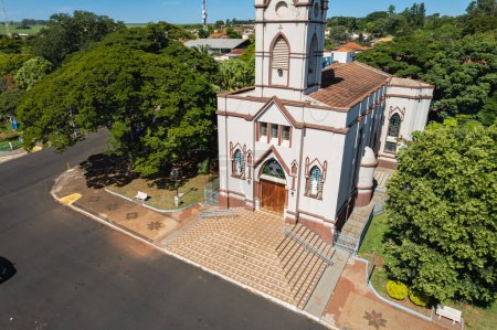 Photo for Serra Azul, So Paulo, Brazil - April 24, 2022: Divine Holy Spirit Parish Serra Azul. - Royalty Free Image