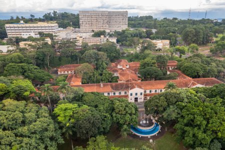 Photo for Ribeiro Preto, So Paulo/Brazil - Circa February 2023:Aerial view of Sao Paulo University in Ribeirao Preto. Medicine - Royalty Free Image