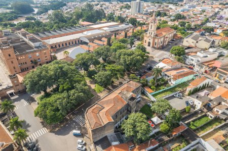 Photo for Salto, So Paulo/Brazil - Circa February 2023:Aerial view of Salto - Royalty Free Image