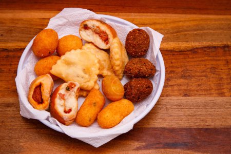 Photo for Delicious party snacks. Fried snacks - Royalty Free Image