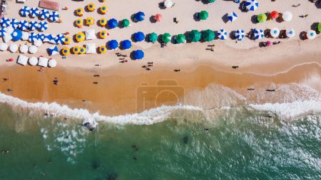 Foto de Imagen aérea de la playa. Océano y playa - Imagen libre de derechos