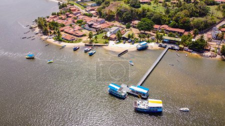 Photo for Natal,Rio Grande do Norte, Brazil - March 12 2021:Aerial image of the city of Barra do Cunha Canguaretama - Royalty Free Image