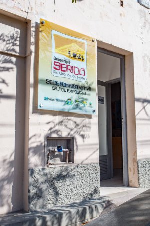Photo for Serido, Rio Grande do Norte, Brazil - March 12 2021:administrative headquarters of serid geopark - Royalty Free Image