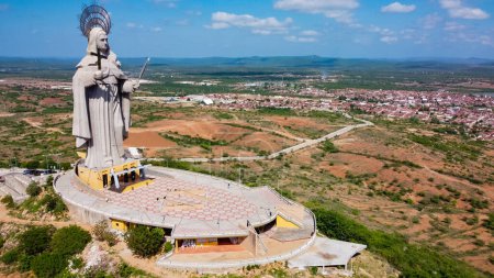 Photo for Santa Cruz, Brazil - March 12 2021:  The largest Catholic statue in the world, the statue of Santa Rita de Cassia - Royalty Free Image