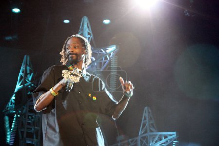 Foto de Coachella - Dr Dre y Snoop Dogg en concierto - Imagen libre de derechos