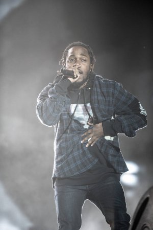 Photo for Austin City Limits - Kendrick Lamar in concert - Royalty Free Image