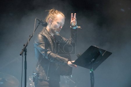 Téléchargez les photos : Austin City Limits - Radiohead - Thom Yorke en concert - en image libre de droit