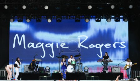 Foto de Boston Calling - Maggie Rogers en concierto - Imagen libre de derechos