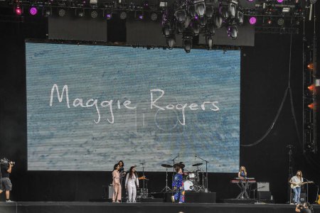 Foto de Governors Ball - Maggie Rogers en concierto - Imagen libre de derechos