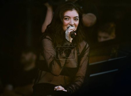 Foto de Governors Ball - Lorde en concierto - Imagen libre de derechos