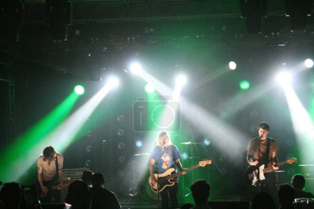 Foto de SXSW - Arco iris sangrante en concierto - Imagen libre de derechos