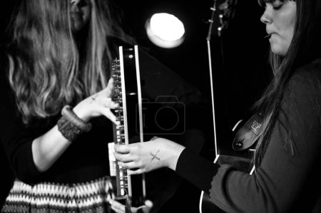 Photo for First Aid Kit Johanna and Klara Sderberg in session at Pianos - Royalty Free Image