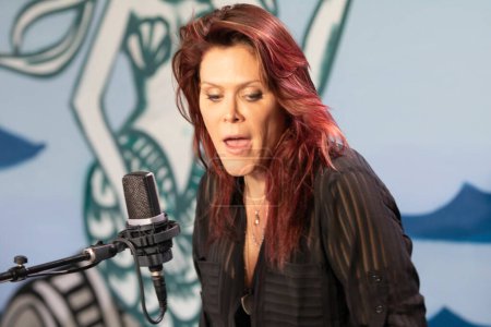 Photo for Beth Hart films a session in Brooklyn - Royalty Free Image