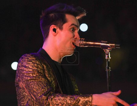 Photo for Panic at the Disco live in concert from Madison Square Garden - Royalty Free Image