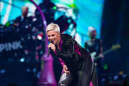 Photo for Pink in concert at the BB&T Center in Florida - Royalty Free Image