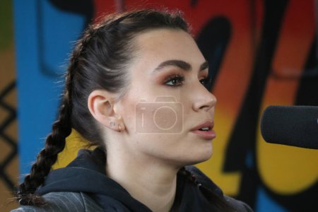 Photo for Sophie Simmons films a session in Brooklyn - Royalty Free Image