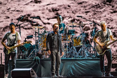 Photo for U2 in concert at Lincoln Financial Field in Philadelphia - Royalty Free Image