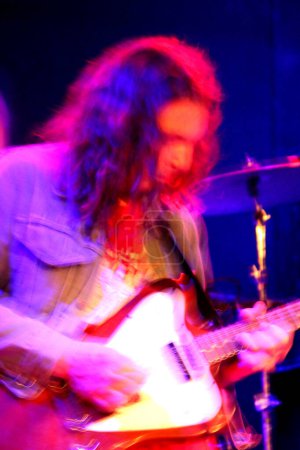 Photo for The War on Drug in concert at the Bowery Ballroom in New York - Royalty Free Image