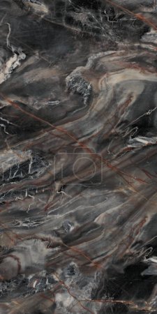 Photo for Abstract background dark color marble texture, black marble background ,Black grey background marble wall texture for design art work, seamless pattern of tile stone with bright and luxury. - Royalty Free Image