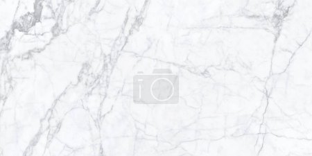 Photo for White carrara statuario marble texture background, calacatta glossy marbel with grey streaks, satvario tiles, bianco superwhite, italian blanco catedra stone texture for digital wall and floor tiles. - Royalty Free Image