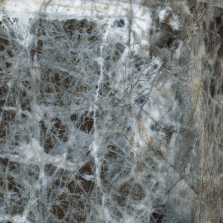 Foto de Emprador Marble Texture Background With Italian Grey Coloured Marble Used For Home Decor And Ceramic Tiles Surface. - Imagen libre de derechos