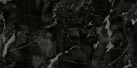 Téléchargez les photos : Italian Black marble texture background pattern with high resolution used for wall cladding , kitchen and home decor. - en image libre de droit