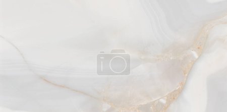 Foto de Hermoso patrón de mármol italiano natural con color dorado y beige. textura abstracta. mármol y fondo. - Imagen libre de derechos