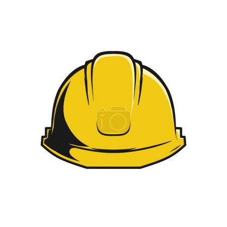 Ilustración de Diseño de vectores de casco de seguridad industrial - Imagen libre de derechos