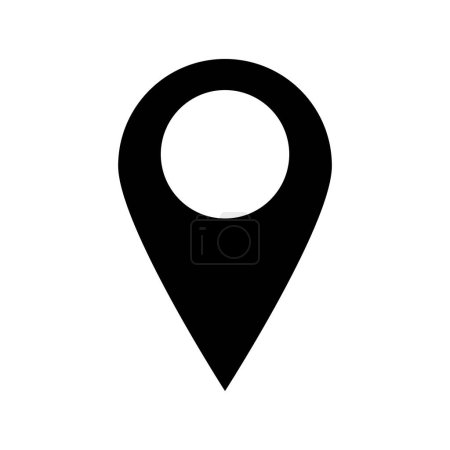 Illustration for Location icon vector illustration logo design - Royalty Free Image