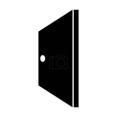 Téléchargez les photos : Icône de porte vecteur modèle illustration logo design - en image libre de droit