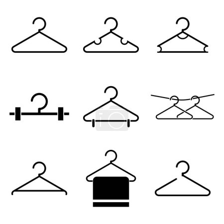 Téléchargez les photos : Cintre icône vecteur modèle illustration logo design - en image libre de droit