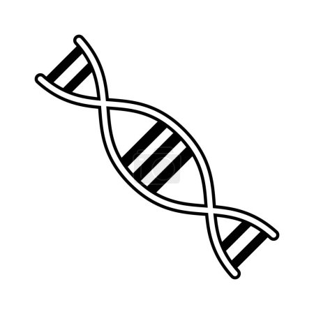 Ilustración de Dna icono vector plantilla ilustración logo diseño - Imagen libre de derechos
