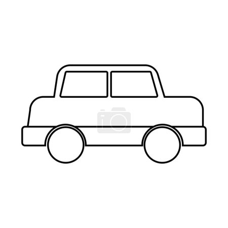 Téléchargez les photos : Icône de voiture modèle vectoriel illustration logo design - en image libre de droit