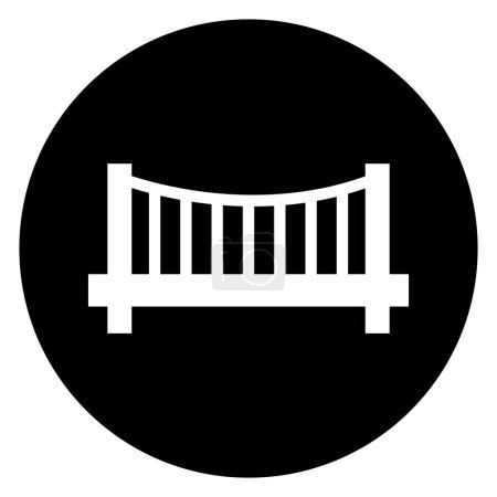 Téléchargez les photos : Modèle vectoriel icône pont illustration logo design - en image libre de droit
