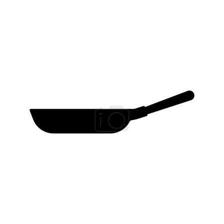Illustration for Frying pan icon vector template illustration logo design - Royalty Free Image