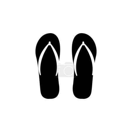 Illustration for Sandal icon vector template illustration logo design - Royalty Free Image