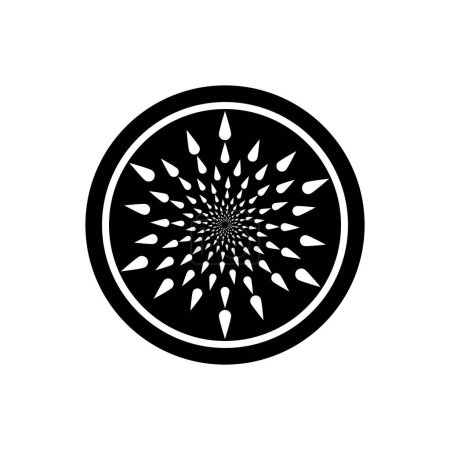 Téléchargez les photos : Modèle vectoriel icône spirale illustration logo design - en image libre de droit