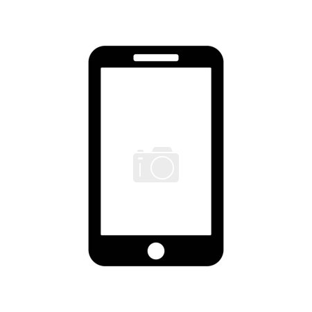 Téléchargez les photos : Téléphone portable icône vectoriel modèle illustration logo conception - en image libre de droit