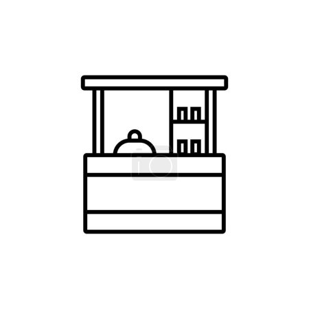 Téléchargez les photos : Boissons panier icône vecteur modèle illustration logo conception - en image libre de droit
