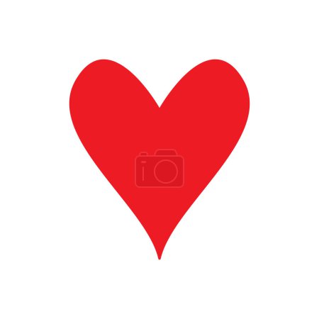 Téléchargez les photos : Icône coeur, icône amour modèle vectoriel illustration logo design - en image libre de droit