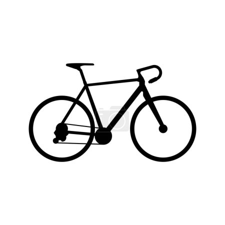 Ilustración de Cyclocross bicicleta icono vector plantilla ilustración logo diseño - Imagen libre de derechos