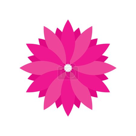 Téléchargez les photos : Lotus icône vectoriel modèle illustration logo design - en image libre de droit