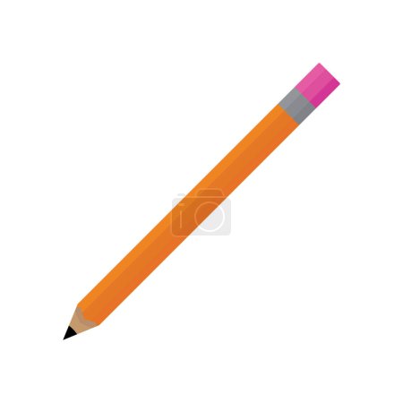 Téléchargez les photos : Crayon icône vectoriel modèle illustration logo design - en image libre de droit
