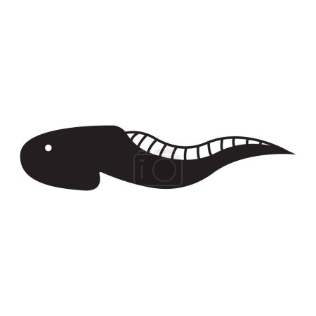Kaulquappen-Symbol Vektor-Vorlage Illustration Logo Design
